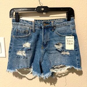 Nordstrom BP NWT Denim Shorts Vintage Light Destroy